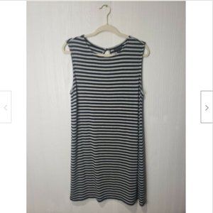 Adrienne Vittadini Striped Sleeveless Shift Dress